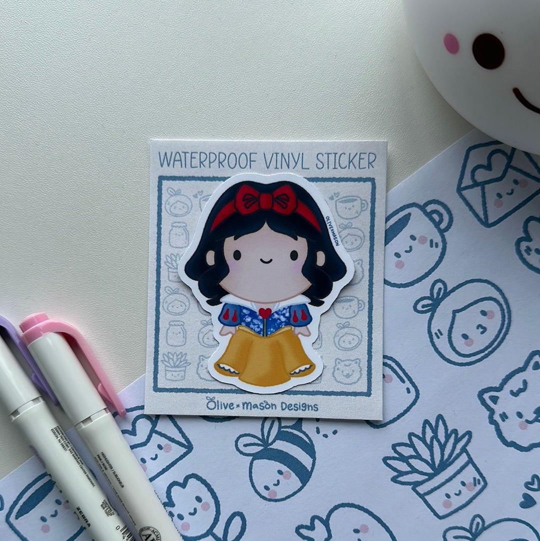 Princess Vol 2 Waterproof Vinyl Sticker Set